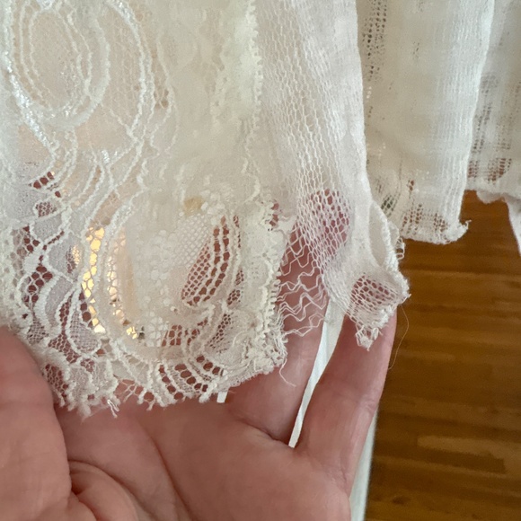 Vintage free people lace layering top - Picture 5 of 5